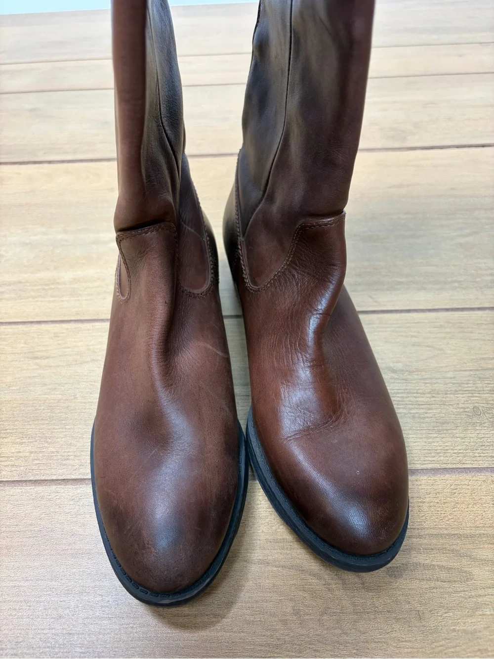 Arturo Chiang Over the Knee Leather Riding Boots Size 7